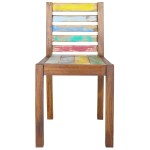 vidaXL Scaune de bucătărie, 6 buc., lemn masiv reciclat vidaXL Scaune de bucătărie, 6 buc., lemn masiv reciclat