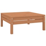vidaXL Set relaxare de grădină, 10 piese, maro miere, lemn masiv pin vidaXL Set relaxare de grădină, 10 piese, maro miere, lemn masiv pin
