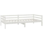 vidaXL Pat de zi cu saltea, 90x200 cm, lemn masiv de pin