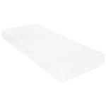 vidaXL Pat de zi cu saltea, gri, 90x200 cm, lemn masiv de pin