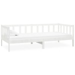 vidaXL Pat de zi cu saltea, 90x200 cm, lemn masiv de pin
