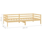 vidaXL Pat de zi cu sertare, 90x200 cm, lemn masiv de pin