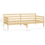 vidaXL Pat de zi cu sertare, 90x200 cm, lemn masiv de pin