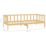 vidaXL Pat de zi cu sertare, 90x200 cm, lemn masiv de pin