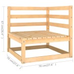 vidaXL Set mobilier de grădină din 8 piese, lemn masiv de pin vidaXL Set mobilier de grădină din 8 piese, lemn masiv de pin