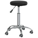 vidaXL Scaun de bucătărie, negru, piele ecologică
