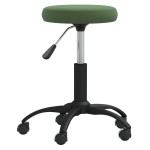 vidaXL Scaun de bucătărie, verde închis, catifea vidaXL Scaun de bucătărie, verde închis, catifea