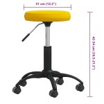 vidaXL Taburet de masaj, galben muștar, catifea vidaXL Taburet de masaj, galben muștar, catifea