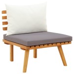 vidaXL Set mobilier grădină cu perne, 9 piese, lemn masiv de acacia vidaXL Set mobilier grădină cu perne, 9 piese, lemn masiv de acacia