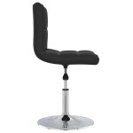 vidaXL Scaun de masă, negru, piele ecologică vidaXL Scaun de masă, negru, piele ecologică
