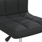 vidaXL Scaun de masă, negru, piele ecologică vidaXL Scaun de masă, negru, piele ecologică