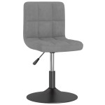 vidaXL Scaune de bucătărie pivotante, 4 buc., gri închis, catifea vidaXL Scaune de bucătărie pivotante, 4 buc., gri închis, catifea