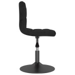 vidaXL Scaun de masă pivotant, negru, catifea vidaXL Scaun de masă pivotant, negru, catifea