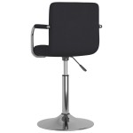 vidaXL Scaun de bucătărie, negru, material textil vidaXL Scaun de bucătărie, negru, material textil