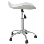 vidaXL Scaun de birou, alb, piele ecologică vidaXL Scaun de birou, alb, piele ecologică