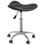 vidaXL Scaun de birou, negru, piele ecologică vidaXL Scaun de birou, negru, piele ecologică