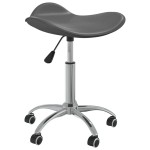 vidaXL Scaun de birou, gri, piele ecologică vidaXL Scaun de birou, gri, piele ecologică