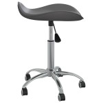vidaXL Scaun de birou, gri, piele ecologică vidaXL Scaun de birou, gri, piele ecologică