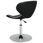 vidaXL Scaune de sufragerie, 4 buc., negru, piele ecologică