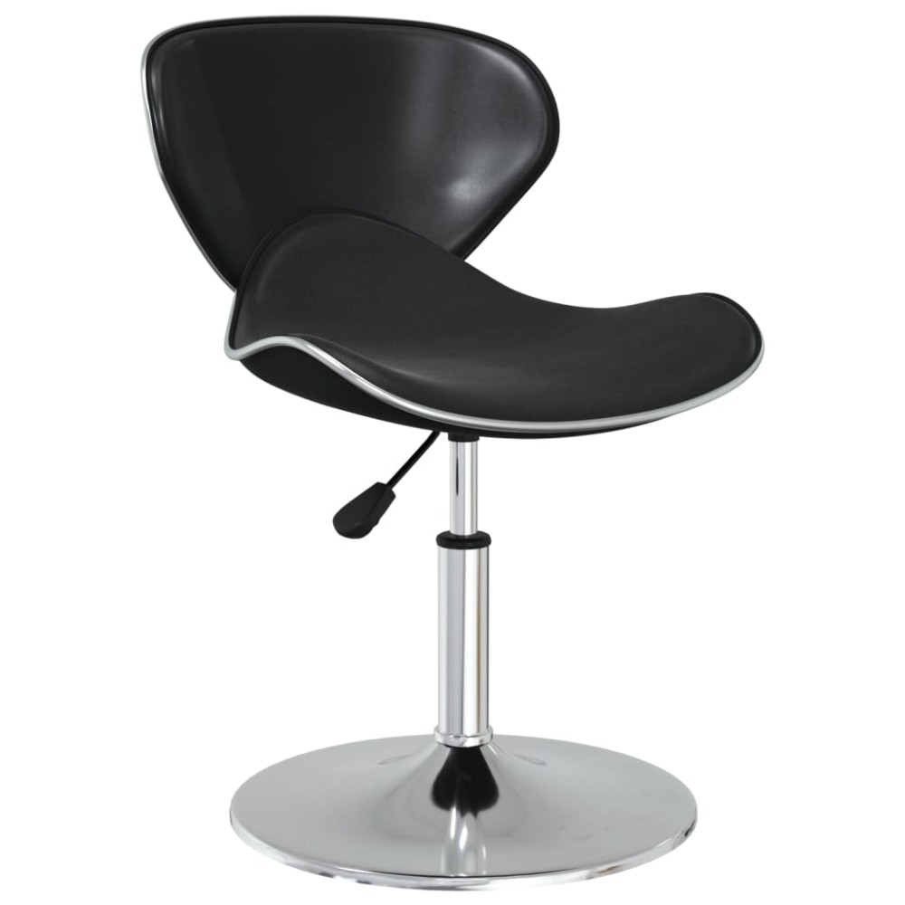 vidaXL Scaune de sufragerie, 6 buc., negru, piele ecologică