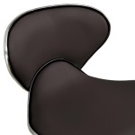 vidaXL Scaun de birou, maro, piele ecologică vidaXL Scaun de birou, maro, piele ecologică