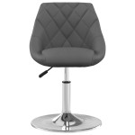 vidaXL Scaune de bucătărie pivotante, 4 buc., gri închis, catifea vidaXL Scaune de bucătărie pivotante, 4 buc., gri închis, catifea