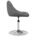 vidaXL Scaune de bucătărie pivotante, 4 buc., gri închis, catifea vidaXL Scaune de bucătărie pivotante, 4 buc., gri închis, catifea