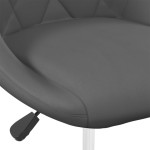 vidaXL Scaune de bucătărie pivotante, 4 buc., gri închis, catifea vidaXL Scaune de bucătărie pivotante, 4 buc., gri închis, catifea