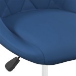 vidaXL Scaune de bucătărie pivotante, 4 buc., albastru, catifea vidaXL Scaune de bucătărie pivotante, 4 buc., albastru, catifea