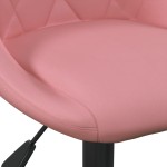 vidaXL Scaune de sufragerie pivotante 6 buc, roz, catifea vidaXL Scaune de sufragerie pivotante 6 buc, roz, catifea