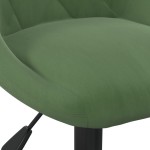 vidaXL Scaun de birou pivotant, verde închis, catifea vidaXL Scaun de birou pivotant, verde închis, catifea