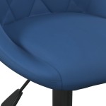 vidaXL Scaun de birou, albastru, catifea vidaXL Scaun de birou, albastru, catifea