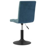 vidaXL Scaune de bucătărie pivotante, 4 buc., albastru, catifea vidaXL Scaune de bucătărie pivotante, 4 buc., albastru, catifea