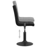 vidaXL Scaune de sufragerie pivotante 6 buc, negru, catifea vidaXL Scaune de sufragerie pivotante 6 buc, negru, catifea