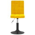 vidaXL Scaune de bucătărie, 6 buc., galben muștar, catifea vidaXL Scaune de bucătărie, 6 buc., galben muștar, catifea