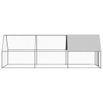 vidaXL Coteț de exterior pentru păsări, 2x6x2 m, oțel zincat vidaXL Coteț de exterior pentru păsări, 2x6x2 m, oțel zincat