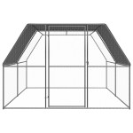 vidaXL Coteț de păsări pentru exterior, 3x4x2 m, oțel zincat vidaXL Coteț de păsări pentru exterior, 3x4x2 m, oțel zincat