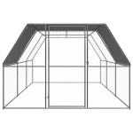 vidaXL Coteț de păsări pentru exterior, 3x6x2 m, oțel zincat vidaXL Coteț de păsări pentru exterior, 3x6x2 m, oțel zincat