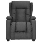 vidaXL Fotoliu cu ridicare, gri închis, textil vidaXL Fotoliu cu ridicare, gri închis, textil
