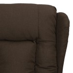 vidaXL Fotoliu cu ridicare, maro închis, material textil vidaXL Fotoliu cu ridicare, maro închis, material textil