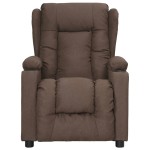 vidaXL Fotoliu cu ridicare, gri taupe, material textil vidaXL Fotoliu cu ridicare, gri taupe, material textil