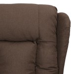 vidaXL Fotoliu cu ridicare, gri taupe, material textil vidaXL Fotoliu cu ridicare, gri taupe, material textil