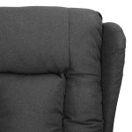 vidaXL Fotoliu de masaj cu ridicare, gri închis, textil vidaXL Fotoliu de masaj cu ridicare, gri închis, textil