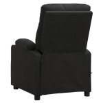 vidaXL Fotoliu cu ridicare, negru, material textil vidaXL Fotoliu cu ridicare, negru, material textil