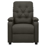 vidaXL Fotoliu cu ridicare, gri taupe, material textil vidaXL Fotoliu cu ridicare, gri taupe, material textil