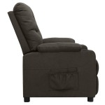 vidaXL Fotoliu cu ridicare, gri taupe, material textil vidaXL Fotoliu cu ridicare, gri taupe, material textil