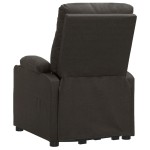 vidaXL Fotoliu de masaj cu ridicare, gri taupe, material textil vidaXL Fotoliu de masaj cu ridicare, gri taupe, material textil