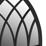 vidaXL Oglindă,negru, 70x30 cm,fier, pentru utilizare în interior