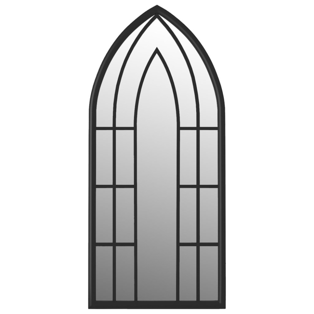 vidaXL Oglindă,negru, 70x30 cm,fier, pentru utilizare în interior