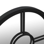 vidaXL Oglindă rotundă,negru,40x4 cm,fier,pentru utilizare în interior vidaXL Oglindă rotundă,negru,40x4 cm,fier,pentru utilizare în interior